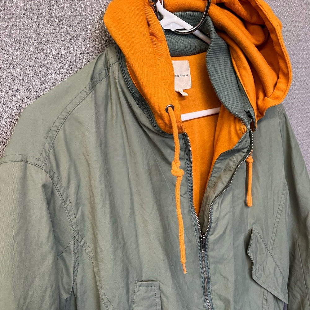 Anthropologie Green and Orange Jacket - Picture 4 of 15